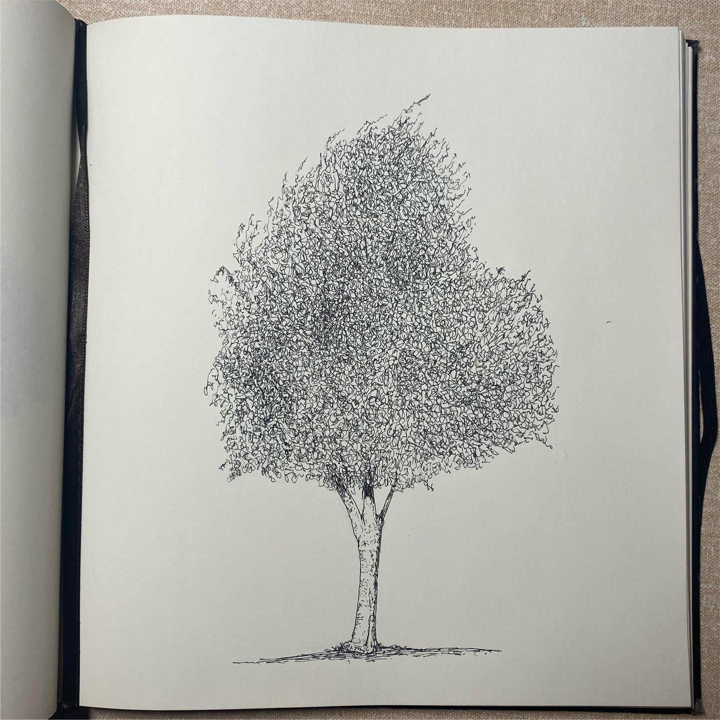 London Fields, Sketchbook Original Drawing