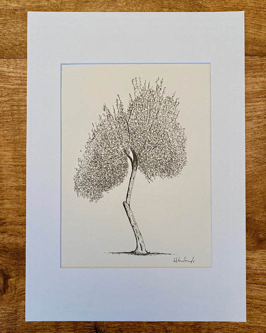 Hand drawn Childhood Museum Tree. A5